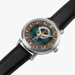 Scottish Davidson Celtic Circle  Silver Automatic Watch Size 46mm
