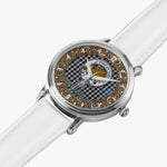 Scottish Gladstone Celtic Circle Silver Automatic Watch Size 46mm