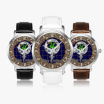 Scottish Crichton Celtic Circle Silver Automatic Watch Size 46mm