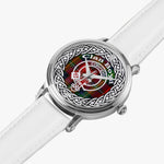 Boyd Scottish Clan Tartan Badge Silver Automatic Watch Size 46mm