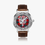Sinclair Scottish Clan Tartan Silver Automatic Watch Size 46mm