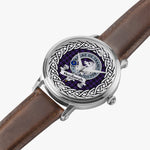 Horsburgh Scottish Clan Tartan Crest Badge Silver Automatic Watch Size 46mm