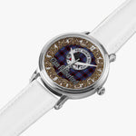 Scottish Rutherford Celtic Circle Silver Automatic Watch Size 46mm