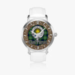 Scottish Purves Celtic Circle Silver Automatic Watch Size 46mm