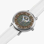 Scottish Balfour Celtic Circle Silver Automatic Watch Size 46mm