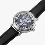 Scottish Tweedie Celtic Circle Silver Automatic Watch Size 46mm