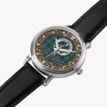 Scottish MacNeill Of Colonsay Celtic Circle Silver Automatic Watch Size 46mm