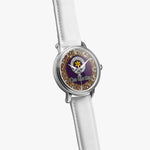 Scottish Wardlaw Celtic Circle Silver Automatic Watch Size 46mm