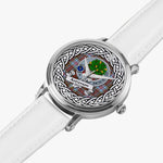 Anderson Scottish Clan Tartan Crest Badge Silver Automatic Watch Size 46mm