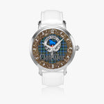 Scottish Weir Celtic Ring Silver Automatic Watch Size 46mm