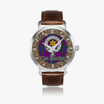 Scottish Wardlaw Celtic Ring Silver Automatic Watch Size 46mm