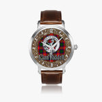 Scottish Riddell Celtic Circle Silver Automatic Watch Size 46mm