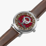 Scottish MacRae Celtic Circle Silver Automatic Watch Size 46mm