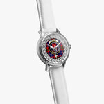 Pentland Scottish Clan Tartan Crest Badge Silver Automatic Watch Size 46mm