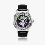 Scottish Blair Clan Tartan Badge Silver Automatic Watch Size 46mm