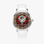 Scottish Marjoribanks Celtic Circle Silver Automatic Watch Size 46mm