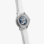 Home Scottish Clan Tartan Crest Badge Silver Automatic Watch Size 46mm