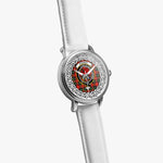 Stewart (Stuart) of Bute Scottish Clan Tartan Crest Badge Silver Automatic Watch Size 46mm