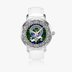 Rollo Scottish Clan Tartan Crest Badge Silver Automatic Watch Size 46mm