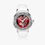 Hogg Scottish Clan Tartan Crest Badge Silver Automatic Watch Size 46mm
