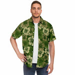 Men Hawaiian Shirt Epic Hibiscus Hawaiian Floral Aloha Camo Hawaiian Men Short Sleeve Shirt