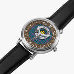Scottish Pitcairn Celtic Circle Silver Automatic Watch Size 46mm
