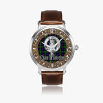 Scottish Malcolm Celtic Circle Silver Automatic Watch Size 46mm