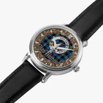 Scottish Guthrie Celtic Circle Silver Automatic Watch Size 46mm