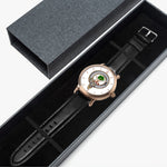Abercrombie Badge Gold Unisex Automatic Watch (Rose Gold)  Size 46mm