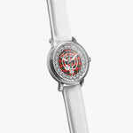 Scottish Chisholm Ancient Clan Tartan Crest Badge Silver Automatic Watch Size 46mm