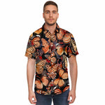 Men Hawaiian Shirt Butterflies Hawaiian Men Short Sleeve Shirt