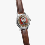 Scottish MacKinnon Celtic Circle Silver Automatic Watch Size 46mm
