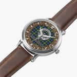 Scottish Watson Celtic Ring Silver Automatic Watch Size 46mm