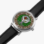 Scottish Boyle Celtic Circle Silver Automatic Watch Size 46mm
