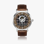 Scottish Moffat Celtic Circle Silver Automatic Watch Size 46mm