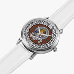Mackintosh Scottish Clan Tartan Crest Badge Silver Automatic Watch Size 46mm