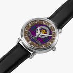 Scottish Wardlaw Celtic Ring Silver Automatic Watch Size 46mm