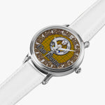 Scottish Houston Celtic Circle Silver Automatic Watch Size 46mm