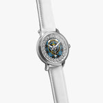 Garden Scottish Clan Tartan Crest Badge Silver Automatic Watch Size 46mm