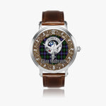 Scottish Galbraith Celtic Circle Silver Automatic Watch Size 46mm