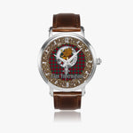 Scottish Fotheringham Celtic Circle Large Silver Automatic Watch Size 46mm