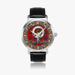 Scottish MacGill Celtic Ring Silver Automatic Watch Size 46mm