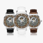 Scottish Bell Celtic Circle Silver Automatic Watch Size 46mm