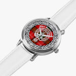 Mackintosh Scottish Clan Tartan Crest Badge Old Silver Automatic Watch Size 46mm