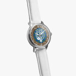 Scottish Keith Clan Tartan Crest Badge Old Silver Automatic Watch Size 46mm