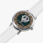 Scottish MacCallum Celtic Circle Silver Automatic Watch Size 46mm