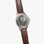 Scottish Napier Celtic Circle Silver Automatic Watch Size 46mm