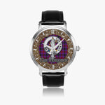 Scottish Montgomery Celtic Circle Silver Automatic Watch Size 46mm