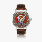 Scottish Hay Celtic Circle Silver Automatic Watch Size 46mm