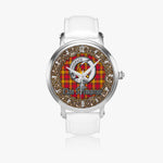 Scottish Scrymgeour Celtic Circle Silver Automatic Watch Size 46mm